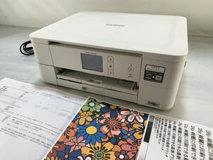 ★印刷枚数602枚 動作確認済み brother ブラザー インクジェットプリンター DCP-J572N 複合機 おまけインク付き A4 中古品 管理K108