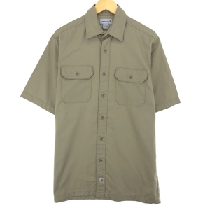 古着 カーハート Carhartt 半袖 ワークシャツ メンズM /eaa446559 【SS2409_50%】