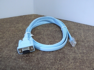 yb352【中古】Cisco純正 コンソールケーブル【RS-232C/RJ45】