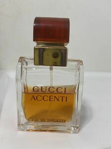 廃盤　GUCCI ACCENTI グッチ アチェンティー 30ml オードトワレ　スプレー　EDT SP 香水　希少　稀少　定形外350円　アチェンティ E①