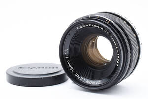 キヤノン CANON LENS 35mm F1.8 ブラックペイント 珍品 ライカLマウント (L39/M39) [美品] #2313397A