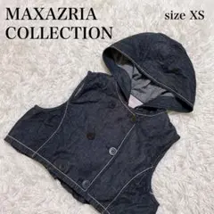 BCBG マックスアズリア トップス ベスト ショート丈 デニム XS