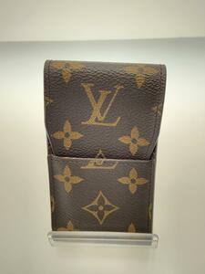 LOUIS VUITTON◆エテュイ・シガレット_モノグラム_BRW/PVC/BRW/レディース//