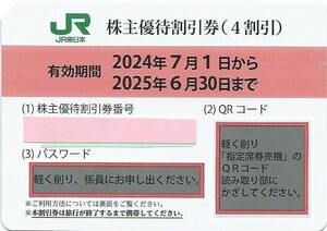 JR東日本優待割引券　１枚