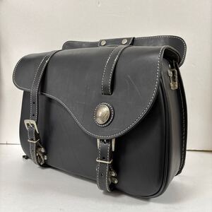 【定価64900円】 DEGNER デグナー レザーサドルバッグ LEATHER SADDLE BAG サイドバッグ　底面サイズ　横43㎝　奥行き13㎝　高さ30㎝