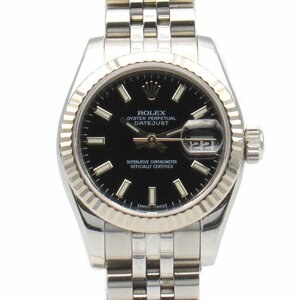 ロレックス デイトジャスト M番 ブランドオフ ROLEX K18WG（ホワイトゴールド） 腕時計 WG/SS 中古 レディース