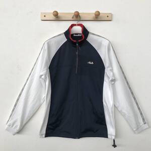 FILA フィラ 新品タグ付き レディース フルジップジャケット ロゴ刺繍入り size L