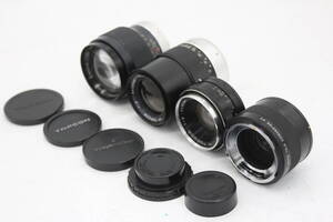 【訳あり品】 【4点まとめ】HI TOPCOR 50mm F2 UV TOPCOR 135mm F4 TELE CONVERTER レンズ v2170