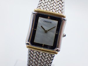 355985【1円スタート】SEIKO セイコー 稼動品 8420-6690 CREDOR クレドール メンズ 時計 クオーツ ケース19ｍｍ