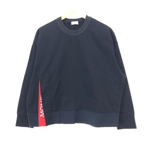 ◆MONCLER モンクレール MAGLIA GIROCOLLO スウェット サイズ:不明◆ ネイビー レディース トップス