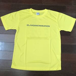 未使用品 2020 長野マラソン参加賞Tシャツ Size M Mizuno製 