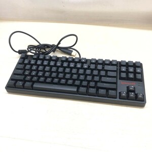 ♪REDRAGON K576R-1 ゲーミングキーボード キーボード USBキーボード PC用品 動作品 中古品♪C24613