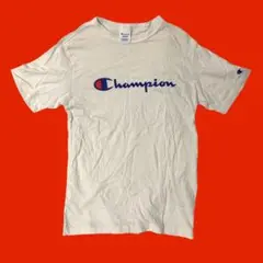 champion チャンピオン　ロゴ入り半袖Tシャツ　白　ホワイト　M シンプル