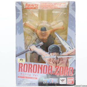 【中古】[FIG](再販)フィギュアーツZERO ロロノア・ゾロ -Battle Ver.煉獄鬼斬り- ONE PIECE(ワンピース) 新世界編 完成品 フィギュア バン