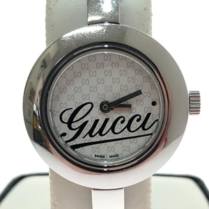 □□ GUCCI グッチ 腕時計 Gサークル 105 グランデ クオーツ YA105530 やや傷や汚れあり