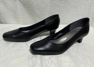 ◇新品25EEE◇ Mon Favori comfort＊プレーンブラックパンプス＊