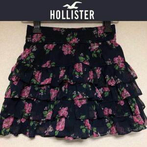 １回着新品同様☆HOLLISTER ミニスカート 140 ホリスター 花柄フラワー