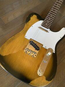 訳あり希少レリックテレキャスターエレキギターlegend検索Fender ARIAグレコTOKAIマット仕上げ塗装薄いagedストラト