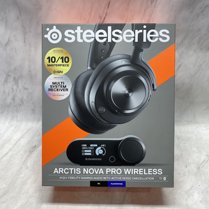 ※1円スタート【美品】SteelSeries ゲーミングヘッドセット Arctis Nova Pro Wireless 61520 ブラック