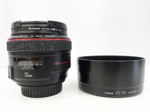 Canon LENS EF 50mm 1:1.2 L USM 単焦点レンズ 一眼 オートフォーカス カメラ レンズ 訳あり *405469