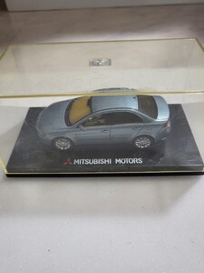 非売品 1/43 三菱 ギャラン フォルティス ミニカー MITSUBISHI GALANT FORTIS ブルー 訳あり ベースに