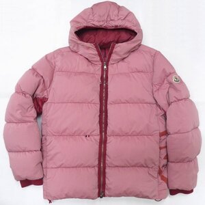 レア モンクレール MONCLER メンズ ダウンジャケット 1 ピンク バックプリント フード