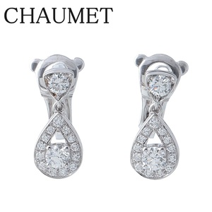 ショーメ ジョゼフィーヌ ダイヤ ピアス AU750WG 081785型 箱 新品仕上げ済 CHAUMET【15713】