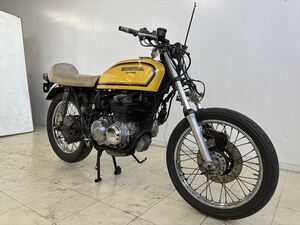 27-6.不動車 CB400F 408cc 黄 クランキング確認済!部品多数欠品で現状販売.要修理整備.レストアベース/輸入新規.国内未登録/豊橋市/1D0H