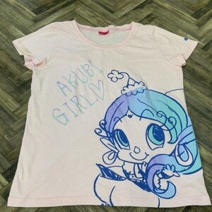 KE508 アクビガール ハクション大魔王 Tシャツ ピンク LL