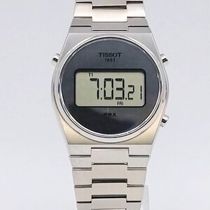 6544♪ / TISSOT ティソ PRX ピーアールエックス T1372631103000 腕時計 クオーツ デジタル ユニセックス シルバー【1129】