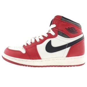 ナイキ AIR JORDAN 1 RETRO HIGH OG ロスト&ファウンド エアジョーダン1 シカゴ ハイカットスニーカー US4Y/23cm FD1437-612