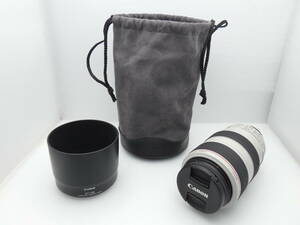 ☆キャノン Canon ZOOM LENS EF 70-300mm 1:4-5.6 L IS USM ULTRASONIC レンズフード・保護袋付 USED 良品☆