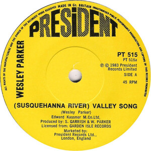 英7 Wesley Parker (Susquehanna River) Valley Song PT515 PRESIDENT /00080