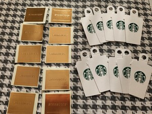 スターバックス　 ギフト用タグ・シール　各10枚★　 STARBUCKS