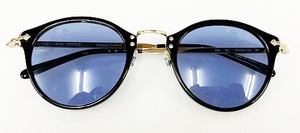 オリバーピープルズ OLIVER PEOPLES OP-505 47□24 124 BK LIMITED EDITION 雅 BLACK ボストン サングラス ブルーレンズ メガネ▲■240826