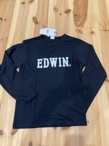 タグ付き☆エドウィン　キッズ　長袖Tシャツ　140 ブラック　EDWIN