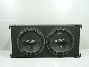 ☆訳有♪音出OK♪高出力♪MAX3000W♪強重低音♪ALPINE アルパイン SWX-1243D TYPE-X 2発 12インチ DVC 30cm ウーハー BOXはオマケ 管/R774