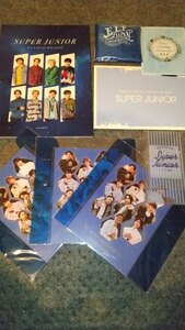 韓国,K-POP,韓流,SUPER JUNIORスーパージュニア,豪華MAGAZINE&カード用スタンド3枚&ポストカード&エコバッグ&アクリルスタンドセット