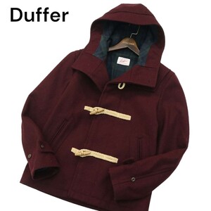 Duffer ダファー 秋冬 メルトン ウール★ ダッフル コート Sz.S～M位　メンズ　A3T14980_C#N