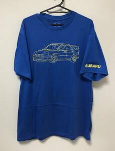 SUBARU スバル インプレッサ Tシャツ サイズL 青