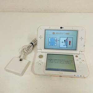 NEW　ニンテンドー3DS LL　本体　ホワイト　動作確認済　リラックマカバー　充電器付【13891】