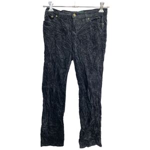 LAUREN JEANS CO. コーデュロイパンツ W30 レディース ブラック 古着卸 アメリカ仕入 2402-796