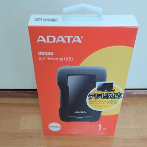 新品 A-DATA Technology AHD330-1TU31-CBK HD330 1TB 外付けHDD ポータブル USB3.2 Gen1 ブラック 