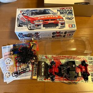 タミヤ 1/10 電動RC 4WDレーシングカー　ロックタイトニッサン　スカイライン　GT-R-N1