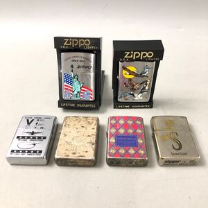 ★E10409/ZIPPO ジッポー/オイルライター/自由の女神/セブンスター 等/1991～2000年製/まとめて/計6点セット/未使用品 含 す