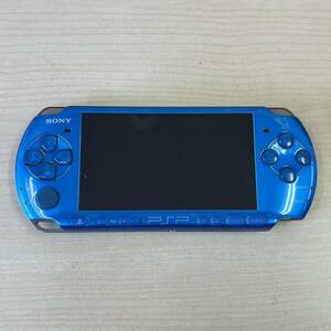 【T1011】SONY PSP ブルー通電未確認 03-27413651-1645673-PS3000 ゲーム機 