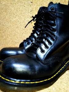 【Dr.MARTENS】ドクターマーチン 1919 スチールトゥ 10ホールブーツ UK5 (24cm ) 10EYE STEEL TOE BOOTS BLACK