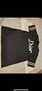 #112 Christian dior　Tシャツ　キムジョーンズ リボンロゴ　未使用品