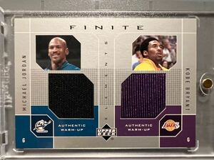 激レア Kobe Bryant Michael Jordan Jersey 02 Upper Deck コービー・ブライアント マイケル・ジョーダン NBA ユニフォーム Panini バスケ