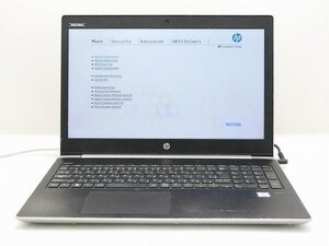 【1円スタート】hp ProBook 450 G5 2ZA82AV Core i5 7200U 2.5Ghz 8GB 15.6インチ OSなし BIOSのみ